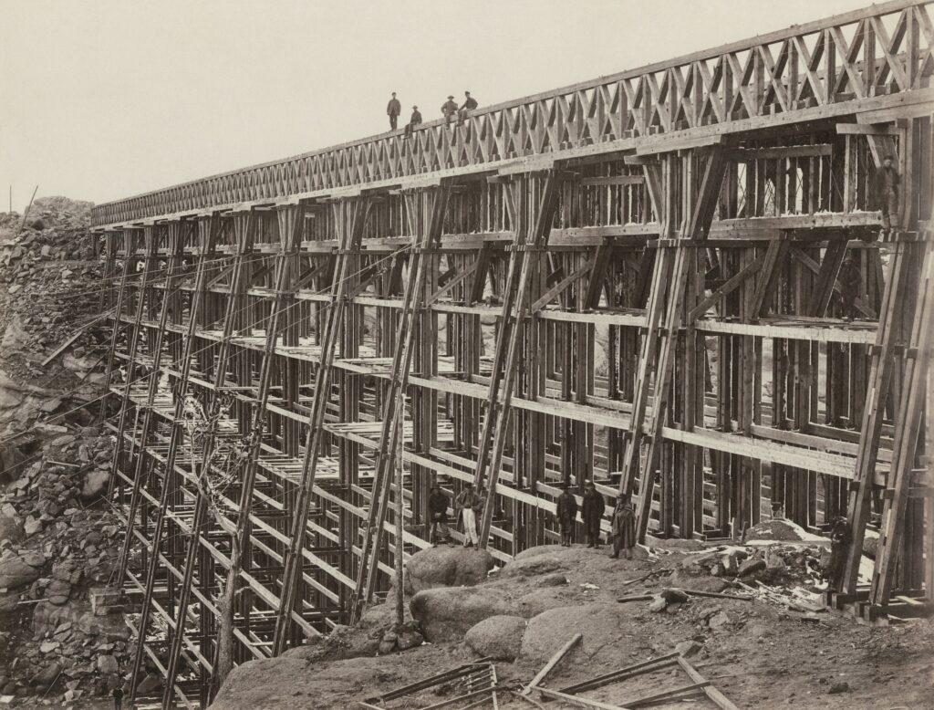 Dale Creek Bridge, Union Pacific Railroad, c. 1868