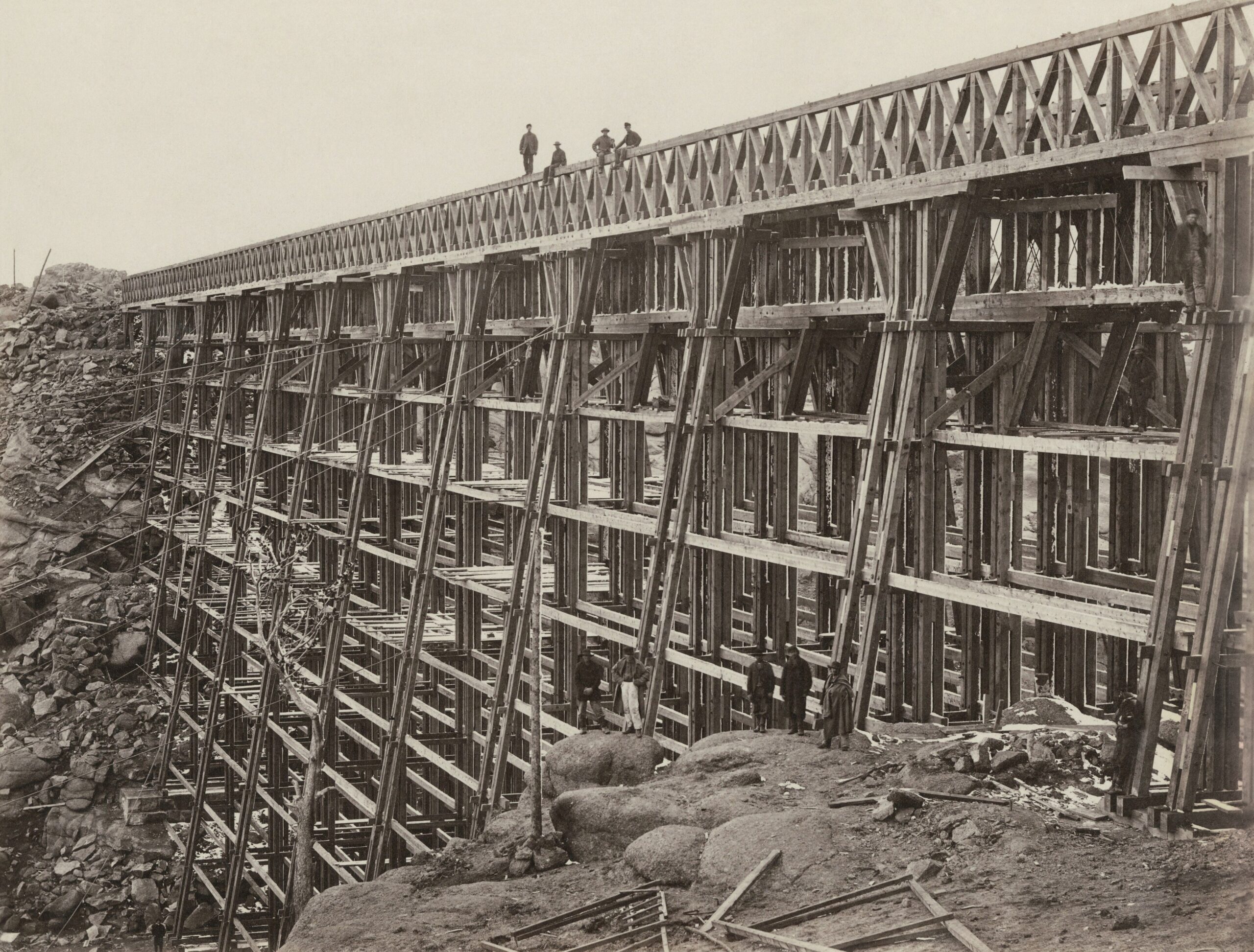 Dale Creek Bridge, Union Pacific Railroad, c. 1868